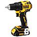 DCD708S2T-QW trapano 1650 Giri /min Senza chiave 1,1 kg Giallo - Foto miniatura 2