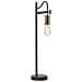 Lampada Da Scrivania Contemporanea Douille Acciaio Nero Ottone Lucido 1 Luce E27 - Foto miniatura 1