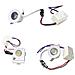 Faretto Led 1 Watt Incasso Mini Punto Luce Calda 3000k Bordo Bianco - Foto miniatura 2