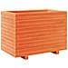 Fioriera Giardino Marrone Cera 70x40x49,5cm Legno Massello Pino - Foto miniatura 2