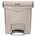 Rubbermaid 1883455 Cestino Per Rifiuti Rettangolare Plastica Beige - Foto miniatura 1