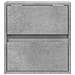 Mobili TV a Parete con Luci LED 2pz Grigio Cemento 41x31x45 cm - Foto miniatura 5