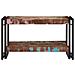 Tavolino Salotto Multicolore 70x50x38cm Legno Massello Recupero - Foto miniatura 5