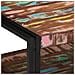 Tavolino Salotto Multicolore 70x50x38cm Legno Massello Recupero - Foto miniatura 7