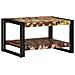 Tavolino Salotto Multicolore 70x50x38cm Legno Massello Recupero - Foto miniatura 8