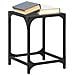 Tavolini Da Salotto Con Piano Vetro Nero 2pz 30x30x40cm Acciaio - Foto miniatura 1