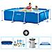 Piscina Fuori Terra - Rettangolo - 220x150x60 Cm - Blu - Include Accessori Coordinati Cb1 - Foto miniatura 1