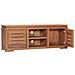 Mobile Porta Tv 110x30x40 Cm In Legno Massello Di Teak - Foto miniatura 5