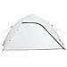 Tenda Campeggio a Cupola 4 Persone Bianca Tessuto Impermeabile - Foto miniatura 6