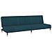 Divano Letto a 2 Posti Blu in Velluto - Foto miniatura 1