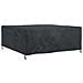 Copertura per mobili da esterno Nero 210 x 200 x 70 cm 420D - Foto miniatura 1