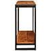 Tavolo consolle 90 x 33 x 75 cm legno massello di acacia - Foto miniatura 4
