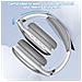 Cuffie Wireless Over-ear Bluetooth 5.4 Con Audio Stereo E Lunga Durata Della Batteria Silver - Foto miniatura 2
