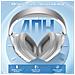 Cuffie Wireless Over-ear Bluetooth 5.4 Con Audio Stereo E Lunga Durata Della Batteria Silver - Foto miniatura 3