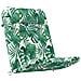 Cuscino per Sedia 2 pcs Verde 58 x 77 x 4.5 cm Tessuto Oxford - Foto miniatura 5