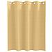 Tende con tende 2 pcs Beige Poliestere - Foto miniatura 4