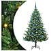 Albero di Natale artificiale preilluminato con set di palline - Foto miniatura 1