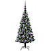 Albero di Natale artificiale con luci integrate Verde 120 cm - Foto miniatura 3