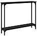 Tavolo consolle con lo scaffale Rovere Nero 102 x 23 x 15,5 cm - Foto miniatura 7