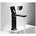 Rubinetto per lavabo da bagno, Blackswan, tipo M79, modello nero opaco, misura 22,5 cm - Foto miniatura 3