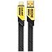Cavo Usb-a A Lightning 2.4a 1m Serie Mecha Carica Rapida, Nero / Giallo - Foto miniatura 1