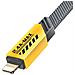 Cavo Usb-a A Lightning 2.4a 1m Serie Mecha Carica Rapida, Nero / Giallo - Foto miniatura 3