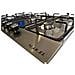 L858X Piano Cottura Incasso a Gas 5 Fuochi 70 cm Colore Inox /Ghisa - Foto miniatura 3