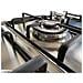 L858X Piano Cottura Incasso a Gas 5 Fuochi 70 cm Colore Inox /Ghisa - Foto miniatura 4