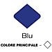 Bici Richiudibile Misura 24 Bicicletta Pieghevole Stile Graziella Unisex Per Adulti Grz24 Completa Di Accessori Con Luci A Led - 45 Blu - Foto miniatura 1