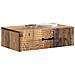 Tavolino da Parete Laterale Legno antico 59 x 34,5 x 17 cm - Foto miniatura 2