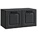 Mobile Porta TV da Muro Nero 59,5 x 31 x 30 cm - Foto miniatura 1