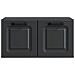 Mobile Porta TV da Muro Nero 59,5 x 31 x 30 cm - Foto miniatura 4