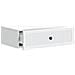 Tavolino da Parete Laterale Bianco 59 x 34,5 x 17 cm - Foto miniatura 3