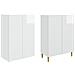 Set di armadi 2 pcs Bianco Lucido 66 x 34,5 x 90 cm - Foto miniatura 3