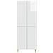 Set di armadi 2 pcs Bianco Lucido 66 x 34,5 x 90 cm - Foto miniatura 4