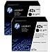 Dual Pack Black Toner Lj 4250/4350 Q5942Xd - Foto miniatura 2