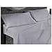 Completo Lenzuola In 100% Cotone In Tinta Unita Vari Colori Made In Italy 1 Piazza e Mezza Grigio - Foto miniatura 2