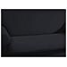 Copridivano Tinta Unita Elasticizzato Antimacchia Modello Sagomato Colore Nero Poltrona Nero - Foto miniatura 5