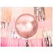 Partydeco - Palloncino Alluminio Rotondo Oro Rosa Metallizzato - Foto miniatura 2