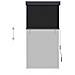 Tenda A Rullo Per Esterni 80x250 Cm Antracite - Foto miniatura 3