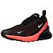 Nike Men's Air Max 270 Shoe, Scarpe Da Campo E Da Pista Uomo, Multicolor (nero / metallic Silver / bright Crimson 026), 45.5 Eu - Foto miniatura 1