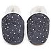 Dotty Pesce Camoscio Del Bambino Pantofole. Caldo Pile Foderato. Scarpe Bambino Bambini Piccoli. Antisdrucciolevole Molle Sole. Ragazzi Ragazze. Grigio Con Silver Stars. 4-5 Anni. - Foto miniatura 4