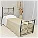 Letto Singolo In Ferro Battuto Con Pediera Antracite Silene 90x202x H126 Cm - Foto miniatura 1