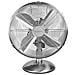 Ventilatore Ventilatore Da Tavolo 30cm Cromo Satinato - Foto miniatura 11