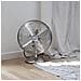 Ventilatore Ventilatore Da Tavolo 30cm Cromo Satinato - Foto miniatura 10