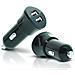Car Charger 2 USB, 52 x 31 x 23 mm - Foto miniatura 1