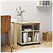 Mobiletto con Ruote Rovere Sonoma 60x45x60 cm Legno Multistrato - Foto miniatura 1