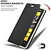 Custodia Compatibile Con Nokia Lumia 920 In Classy Nero - Coperchio Protettiva Con Chiusura Magnetica, Funzione Stand E Tasca Per Le Carte - Foto miniatura 7