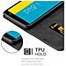 Custodia Compatibile Con Samsung Galaxy J6 2018 In Nero Marrone - Coperchio Protettiva Con Chiusura Magnetica, Funzione Stand E Tasca Per Le Carte - Foto miniatura 5