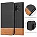 Custodia Compatibile Con Samsung Galaxy J6 2018 In Nero Marrone - Coperchio Protettiva Con Chiusura Magnetica, Funzione Stand E Tasca Per Le Carte - Foto miniatura 6